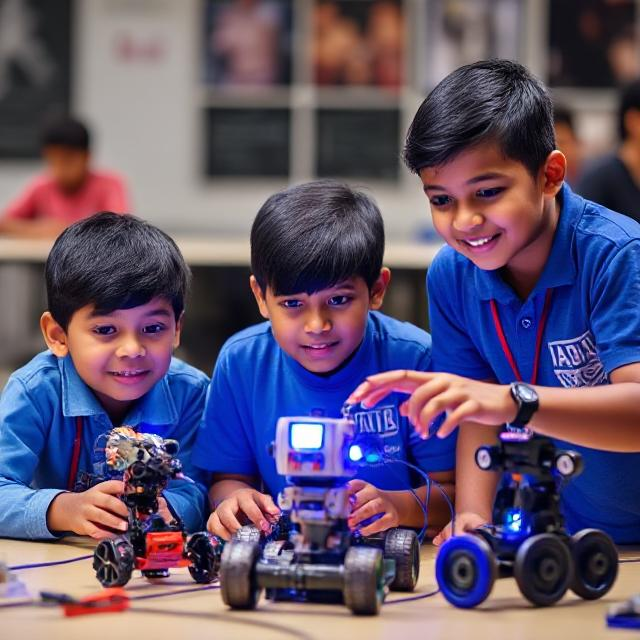 Excited Kids Learning